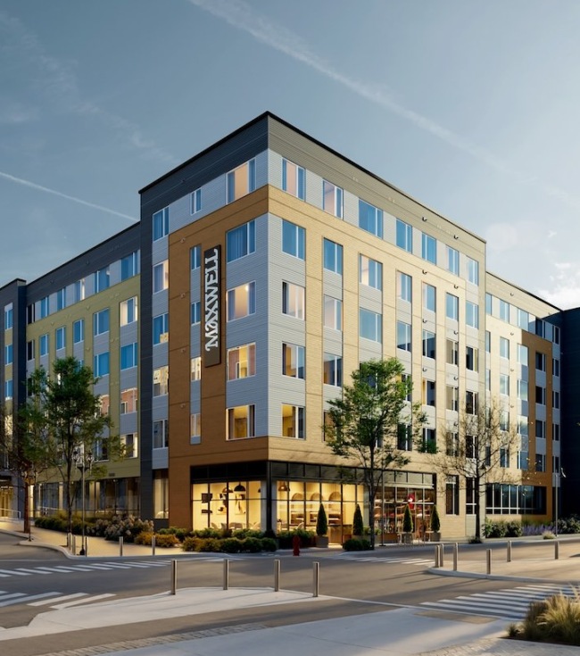 Exterior view of building